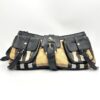Burberry Black Nova Check Pocket convertible pocket bag