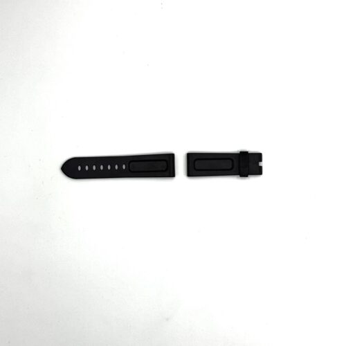 Black Rubber Strap 24mm for Panerai watch