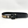 Black Burberry Nova Check Belt