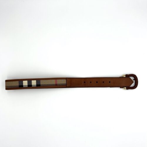 Brown Nova Check Belt from Burberry