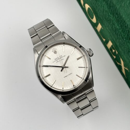 Rolex Air-King 5500 Linen Dial Papers