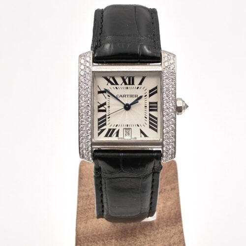 Cartier Tank Française 18K White Gold 2366