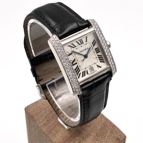 Cartier Tank Française 18K White Gold 2366