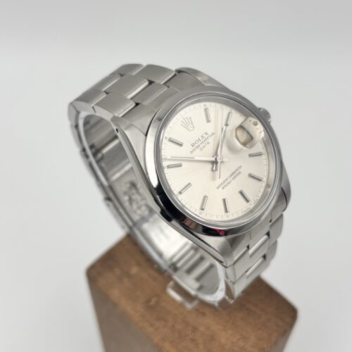 Rolex Oyster Perpetual Date 1500 Silver 1990