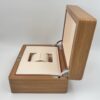 Omega Wooden watch box including travel case