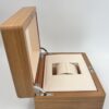 Omega Wooden watch box including travel case