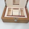 Omega Wooden watch box including travel case