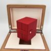 Omega Wooden watch box including travel case