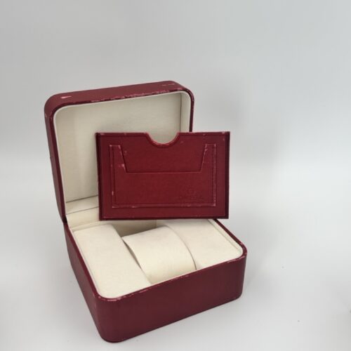Red Omega Speedmaster box with outerbox