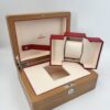 Omega Wooden watch box including travel case