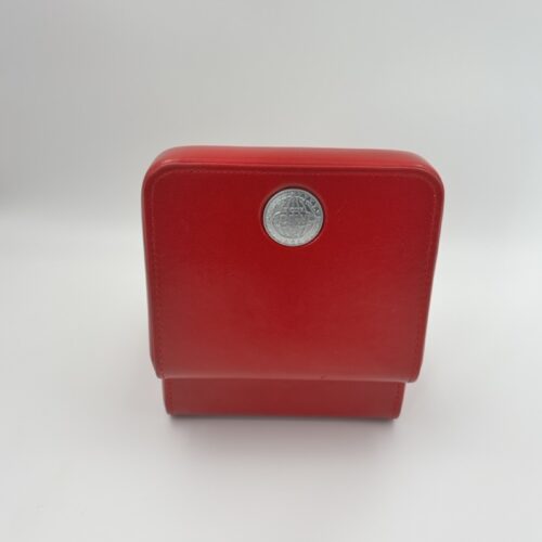 Omega vintage red watch box