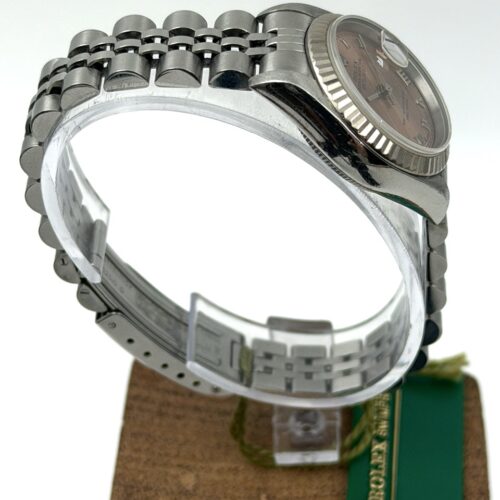 Rolex Lady-Datejust 26 Pink Salmon Roman Dial 69174 Unpolished Tag Paper and Box