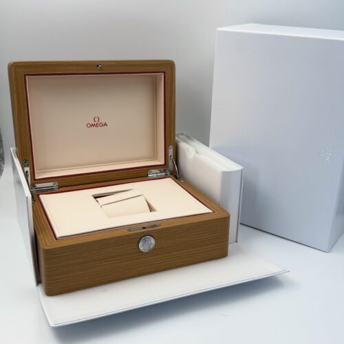 Omega Wooden Box with Travel Case